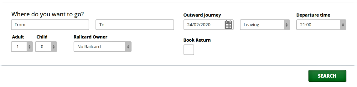 The National Rail Gretna Green to London Paddington Journey Planner